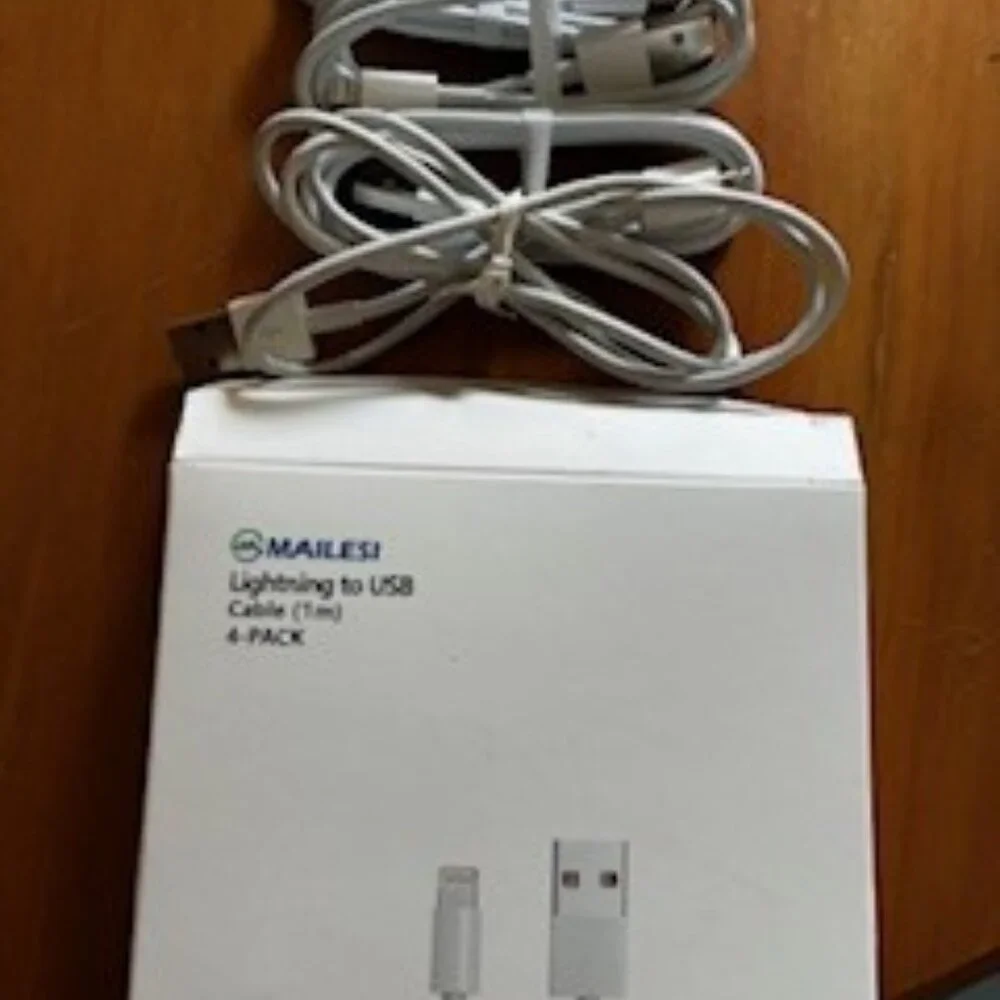 Lightening to USB Cables 1M, Never Used, Brand New!